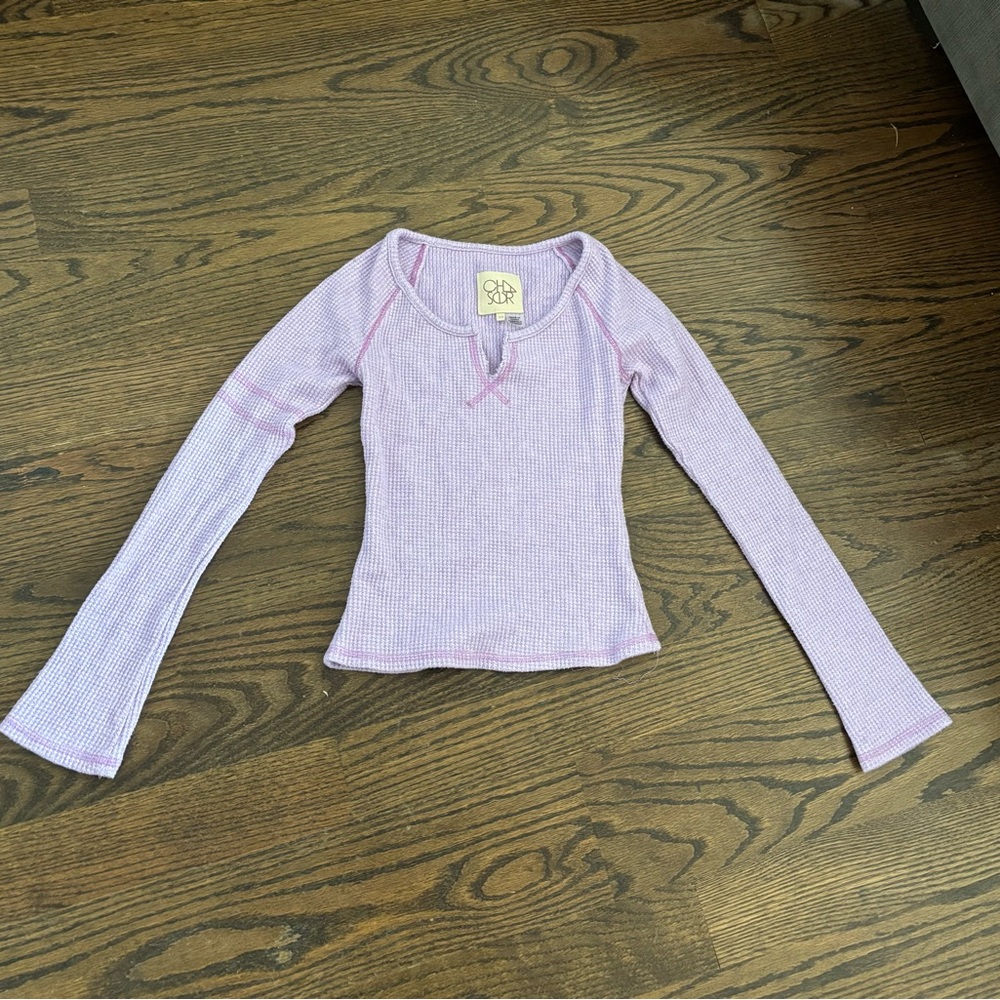 Chaser Light Purple Long Sleeve Kids Tee